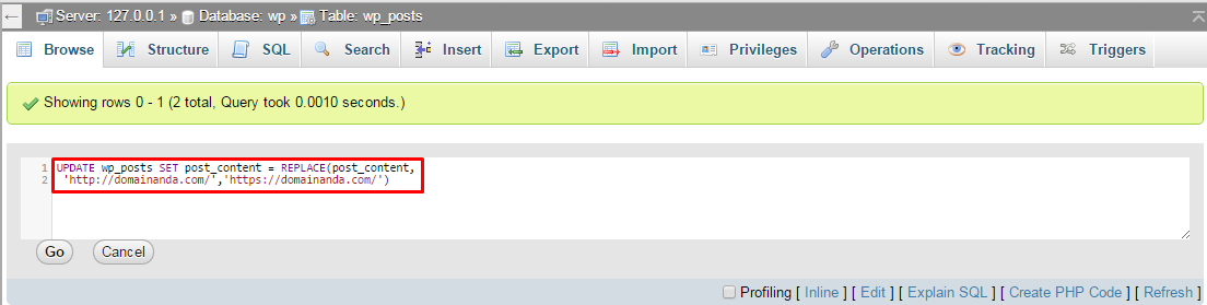 update wp_posts update wp_posts