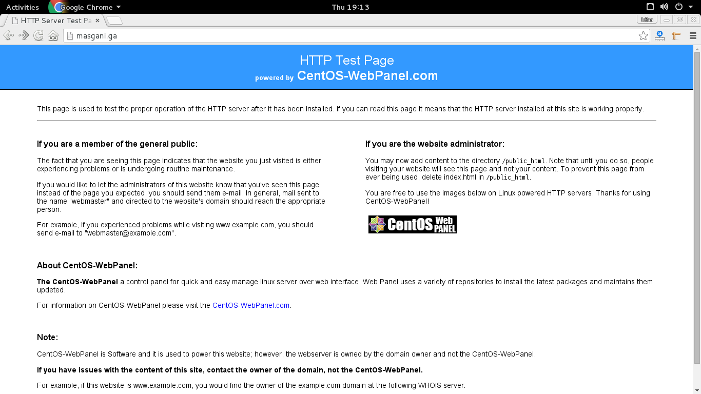 HTTP Test Page