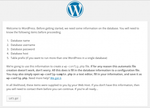 instalasi wordpress