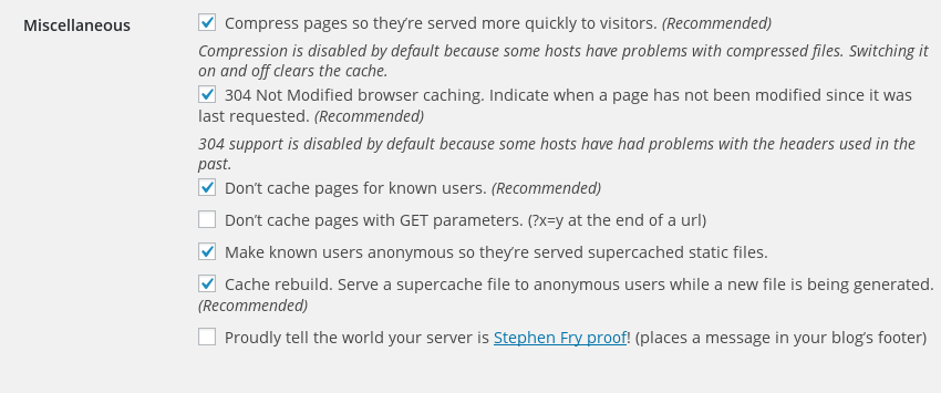 Cara setting plugin WP Super Cache
