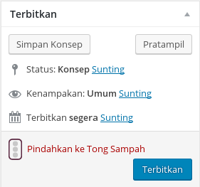 Cara memnjadwalkan penerbitan postingan