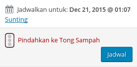 Cara memnjadwalkan penerbitan postingan