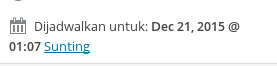 Cara memnjadwalkan penerbitan postingan