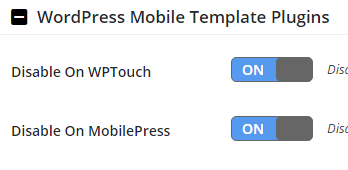 WordPress Mobile Template Plugins