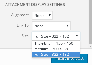 Attachment Display Settings