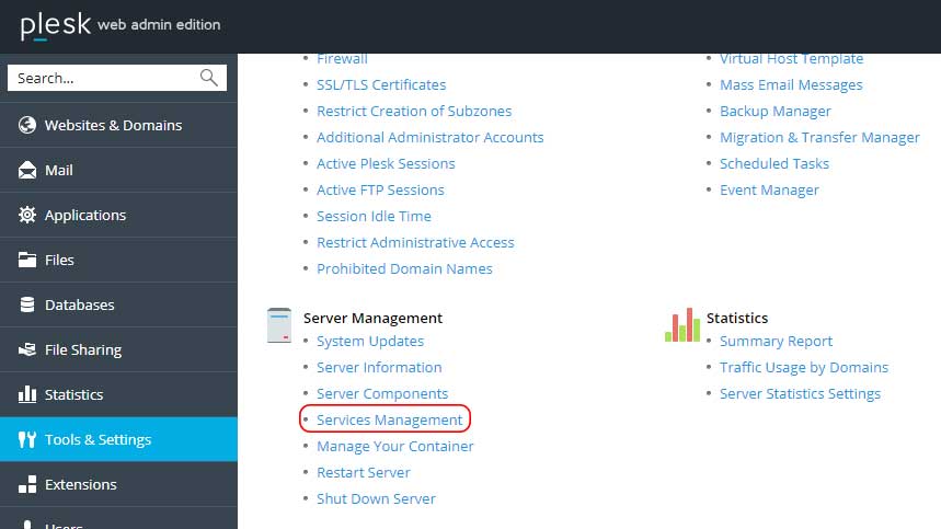 Services Management