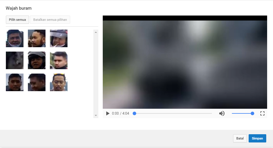 Efek Wajah Buram - YouTube