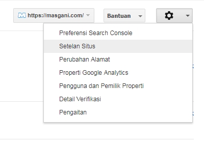 Setelan situs