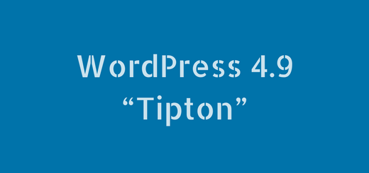 WordPress 4.9 "Tipton"