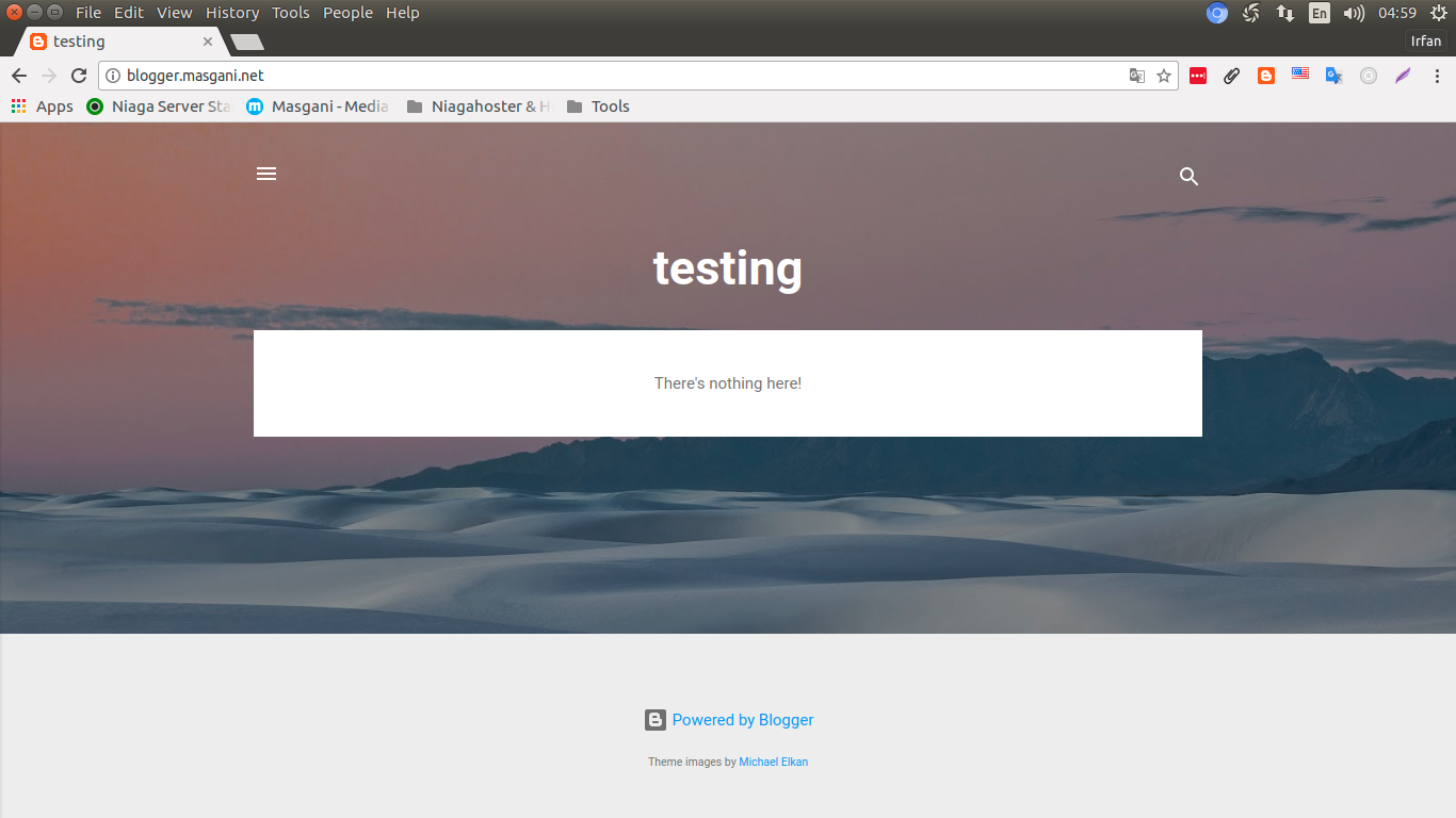 Custom subdomain Blogspost di Niagahoster