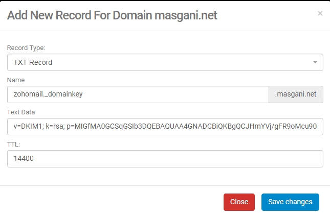 contoh record dkim