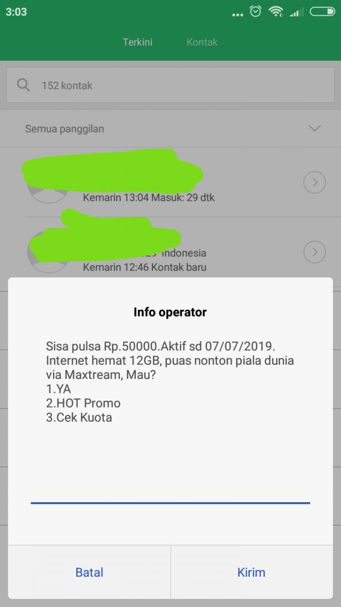 Dapat pulsa garatis di bbm dana