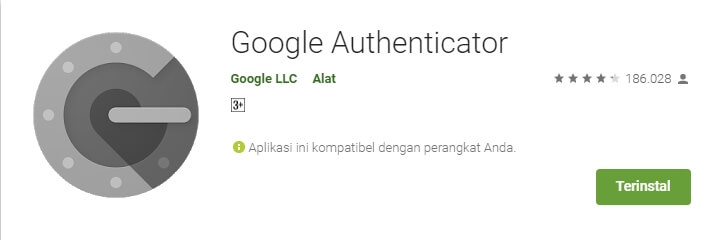 Aplikasi Google Authenticator
