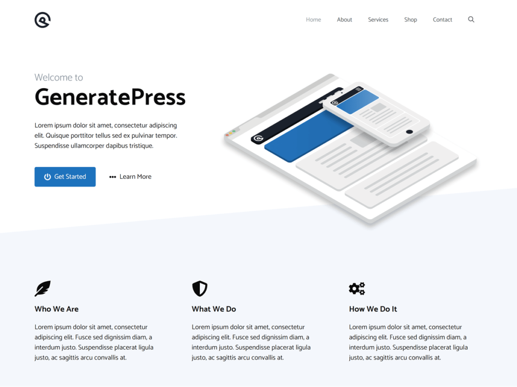 GeneratePress tema wordpress gratis terbaik